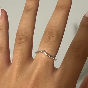 Pandora wishbone ring